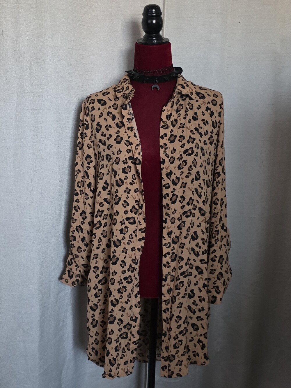 Leopard Print Cardigan